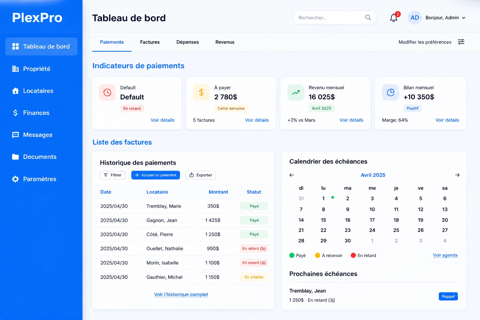 PlexPro — Visuel 1